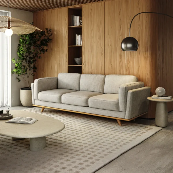 Arbour Abalone Grey 3 seater