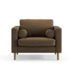 Mesh Umber Brown 1 Seater