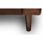 Brypo Leather Mocha 3 Seater - Image 3