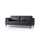 Brypo Leather Noir 3 Seater