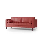 Brypo Leather Red 3 Seater