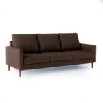 Aruda Umber Brown 3 Seater