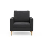 Prodi Charcoal 1 seater - Image 4