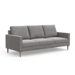 Aruda Light Grey 3 Seater - Image 3