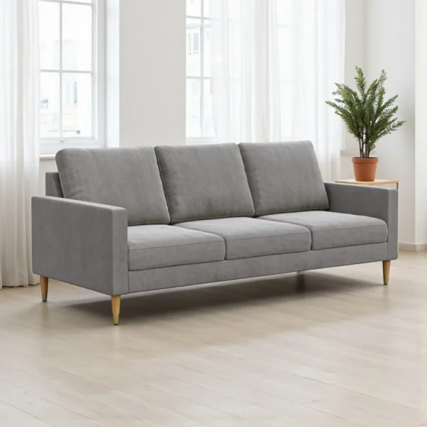 Aruda Light Grey 3 Seater