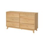 Tena Brown 6-Drawer - Image 4