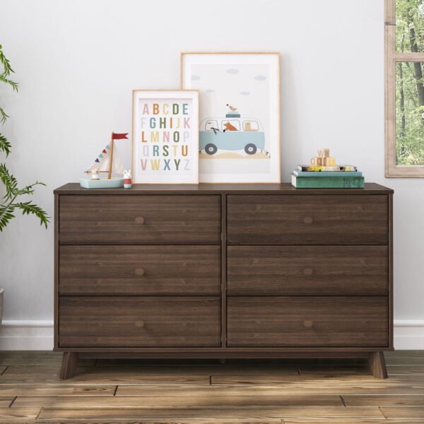 Tena Alder Brown 6-Drawer