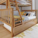 Kidi Brown Double Decker Bed with Trundle(extra sliding "bed") - Image 3