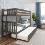 Tena Clay Double Decker Bed with Trundle ("extra sliding bed")