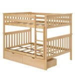Toto Brown Double Decker Bed with Drawers - Image 4