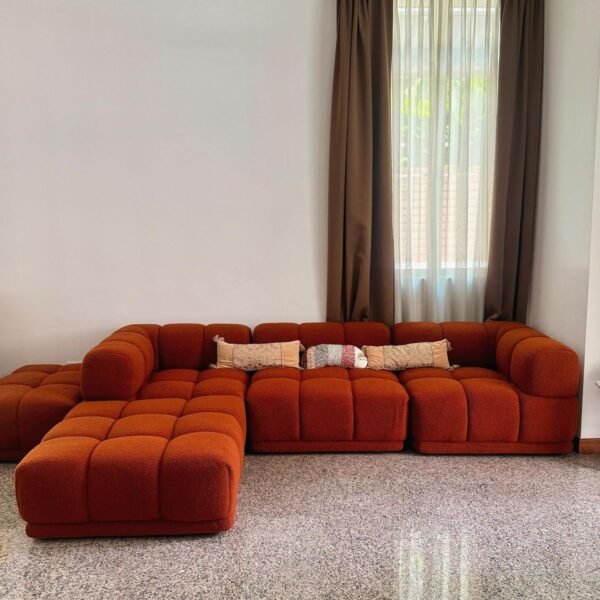 Kozi burnt orange L-seat