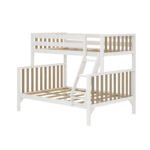 Sandi White & Brown Double Decker Bed - Image 3