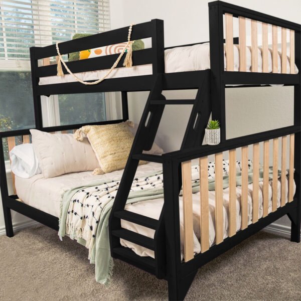 Sandi Black & Brown Double Decker Bed