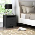 Par Black Bed-Side Drawer - Image 3
