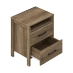 Par Alder Brown Bed-Side Drawer - Image 2