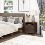 Par Alder Brown Bed-Side Drawer - Image 12