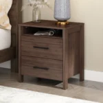 Par Alder Brown Bed-Side Drawer - Image 13
