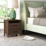 Par Alder Brown Bed-Side Drawer - Image 15