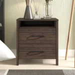 Par Alder Brown Bed-Side Drawer - Image 16