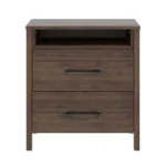 Par Alder Brown Bed-Side Drawer - Image 3