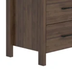 Par Alder Brown Bed-Side Drawer - Image 4