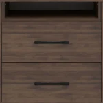 Par Alder Brown Bed-Side Drawer - Image 6