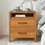 Par Walnut Bed-Side Drawer - Image 5