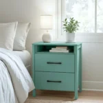 Par Sage Green Bed-Side Drawer - Image 8