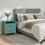 Par Sage Green Bed-Side Drawer - Image 9