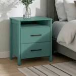 Par Sage Green Bed-Side Drawer - Image 10