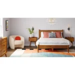 Wen Alder Brown Bed-Side Drawer - Image 2