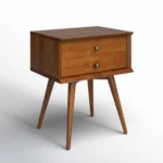 Wen Alder Brown Bed-Side Drawer - Image 4