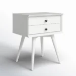 Wen White Bed-Side Drawer - Image 6