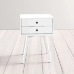 Wen White Bed-Side Drawer - Image 10