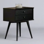 Wen Black Bed-Side Drawer
