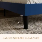 Aila blue king size(6 by 6) bed - Image 7