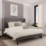 Aila grey queen size(5 by 6) bed - Image 2