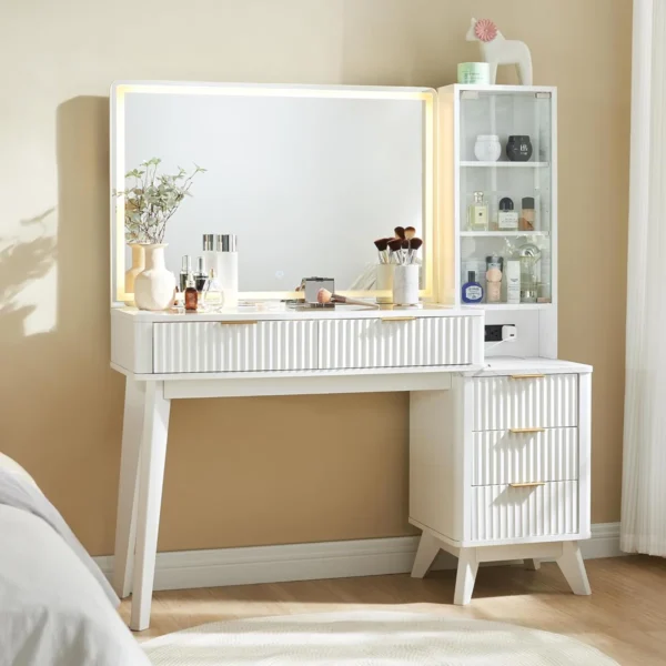 Detu White Dressing Table