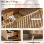 Detu Brown Dressing Table - Image 3