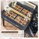 Detu Dark Grey Dressing Table - Image 4