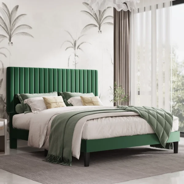 Endo green queen size(5 by 6) bed