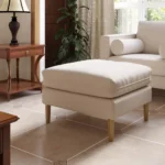 Mesh Ivory Ottoman