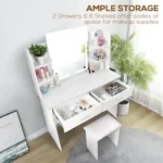 Dare White Dressing Tables - Image 7