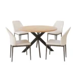 EEV 4 Seater Dining Set - Image 3