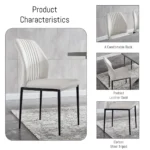 EEV 4 Seater Dining Set - Image 5