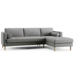 Mesh Stone Grey (tufted) L-Seat - Image 2