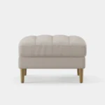 Mesh Ivory (tufted) Ottoman - Image 4