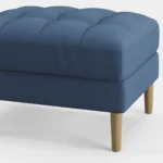 Mesh Cyan Blue (tufted) Ottoman - Image 4