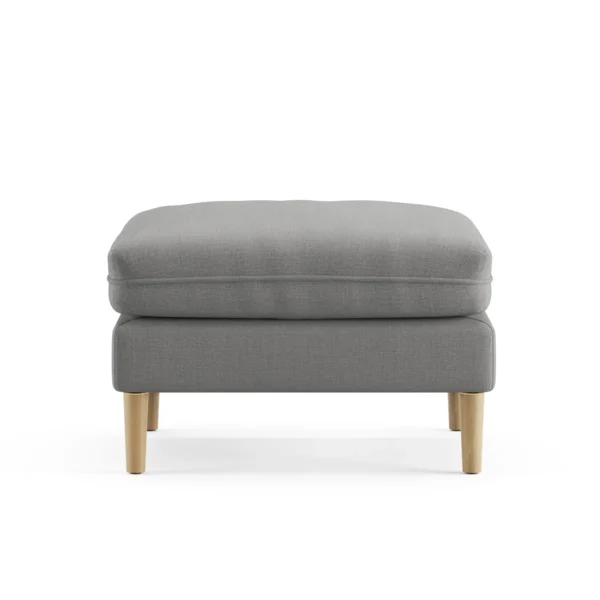 Mesh Stone Grey Ottoman