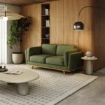 Arbour Basil Green 2 Seater - Image 7